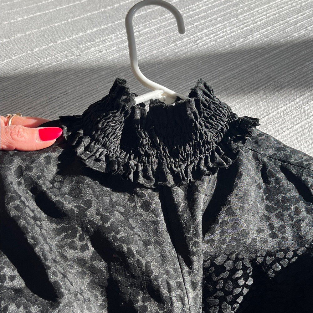 Balmain Black Long Sleeve Dress - Picture 11 of 12